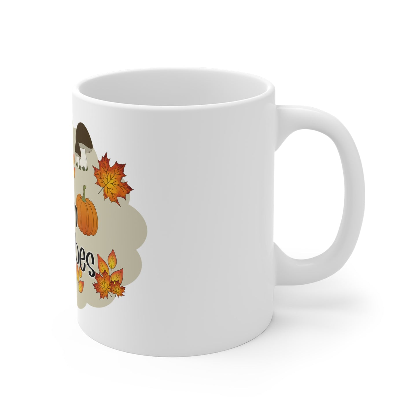 Cozy warm vibes - Bijela šalica