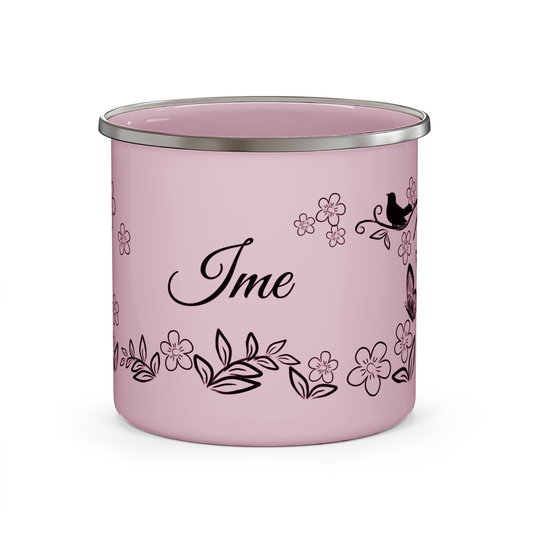 Poklon paket - Lončić i podmetač sa cvjetnim dizajnom