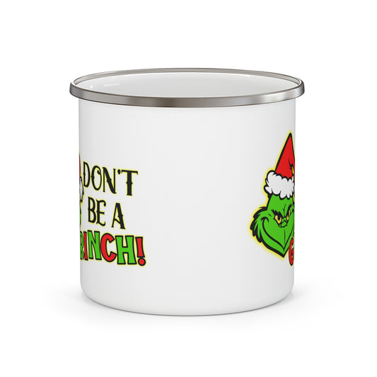 Grinch - Bijeli emajlirani lončić