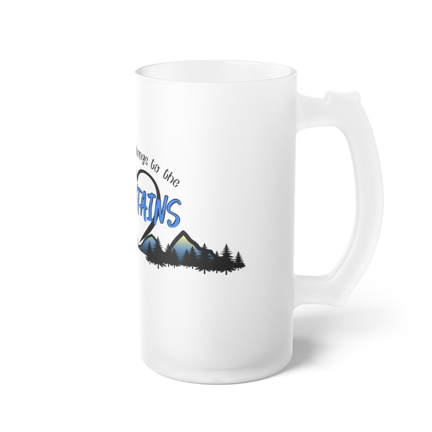 My heart belongs to the mountains - Staklena krigla