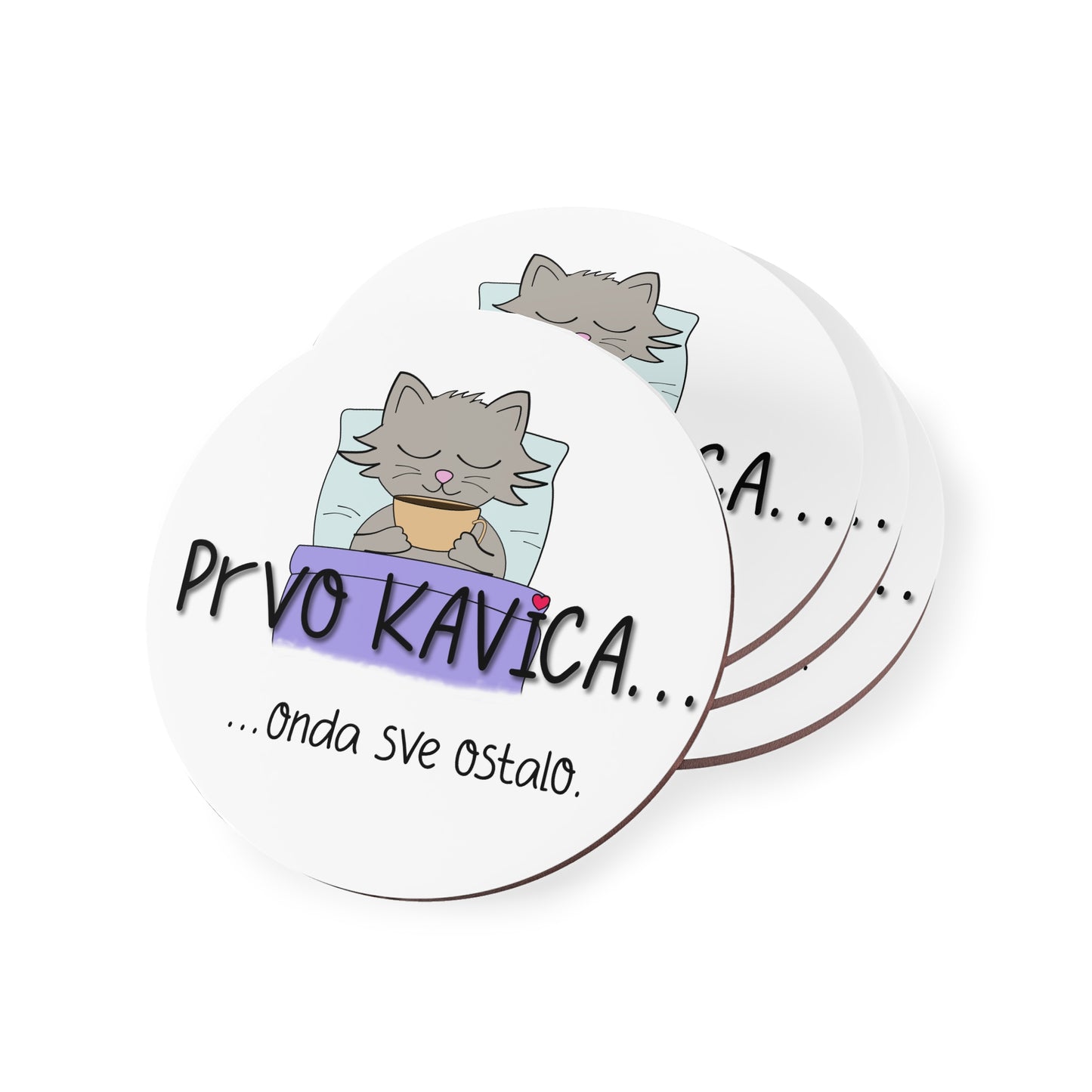 Podmetač za čaše - Prvo kavica