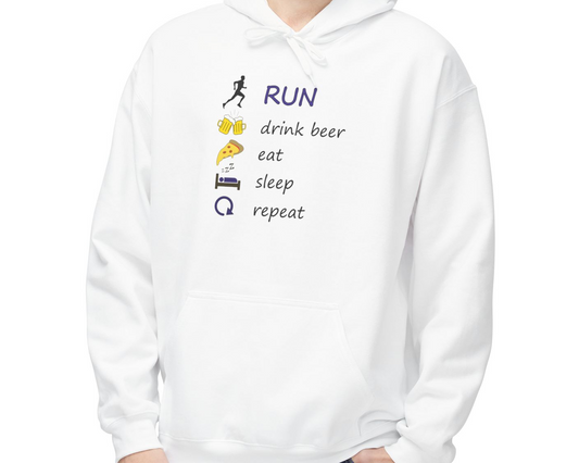 Run-drink beer-repeat - Hudica