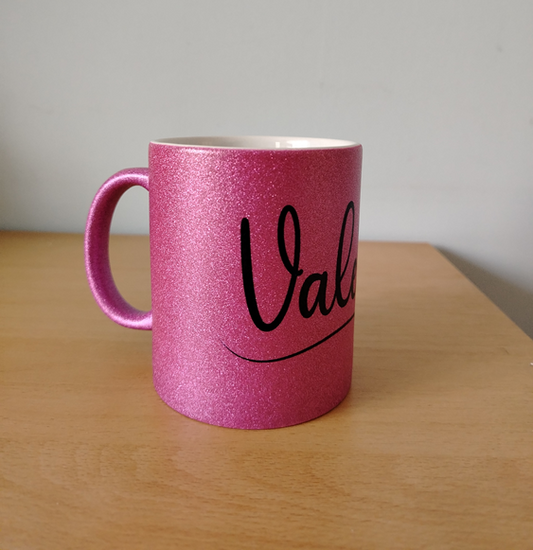 Glitter šalica s imenom