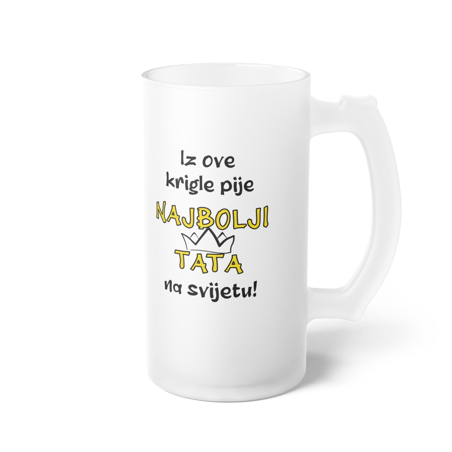 Iz ove krigle pije najbolji tata na svijetu  - Staklena krigla