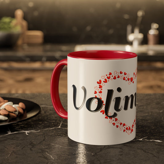 Volim te - Šalica u boji