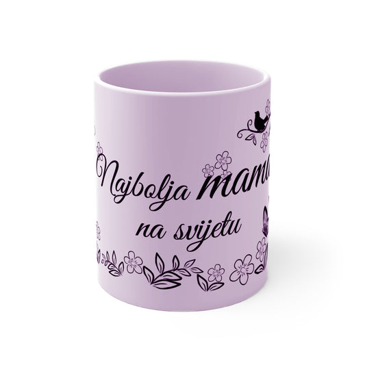 Najbolja mama na svijetu - Mat pastelna šalica