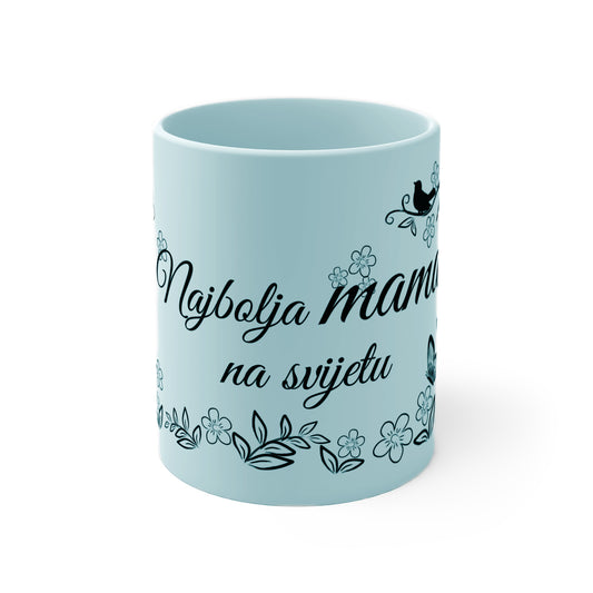 Najbolja mama na svijetu - Mat pastelna šalica