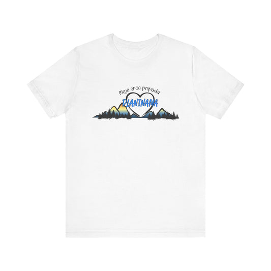 Moje srce pripada planinama - Pamučna majica kratki rukav