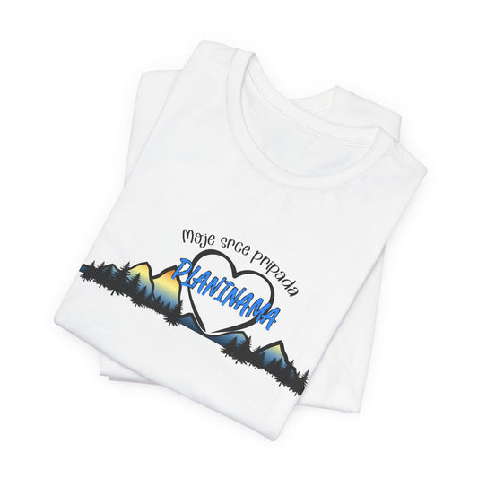 Moje srce pripada planinama - Pamučna majica kratki rukav