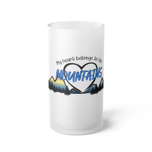 My heart belongs to the mountains - Staklena krigla