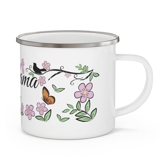 Najbolja mama/sestra/... - Bijeli emajlirani lončić