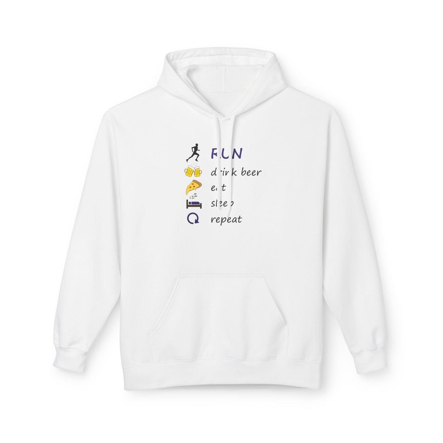 Run-drink beer-repeat  - Hudica