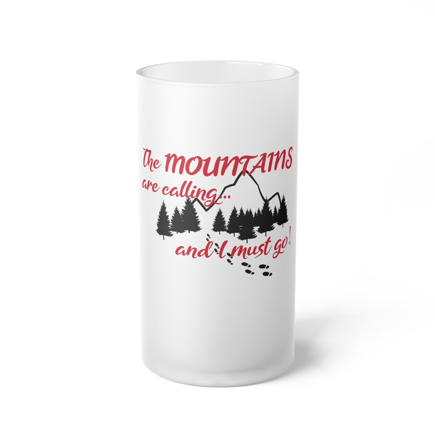 The mountains are calling  - Staklena krigla