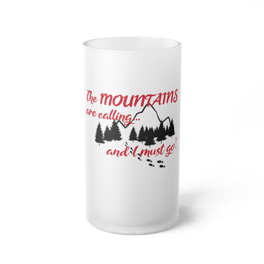 The mountains are calling  - Staklena krigla