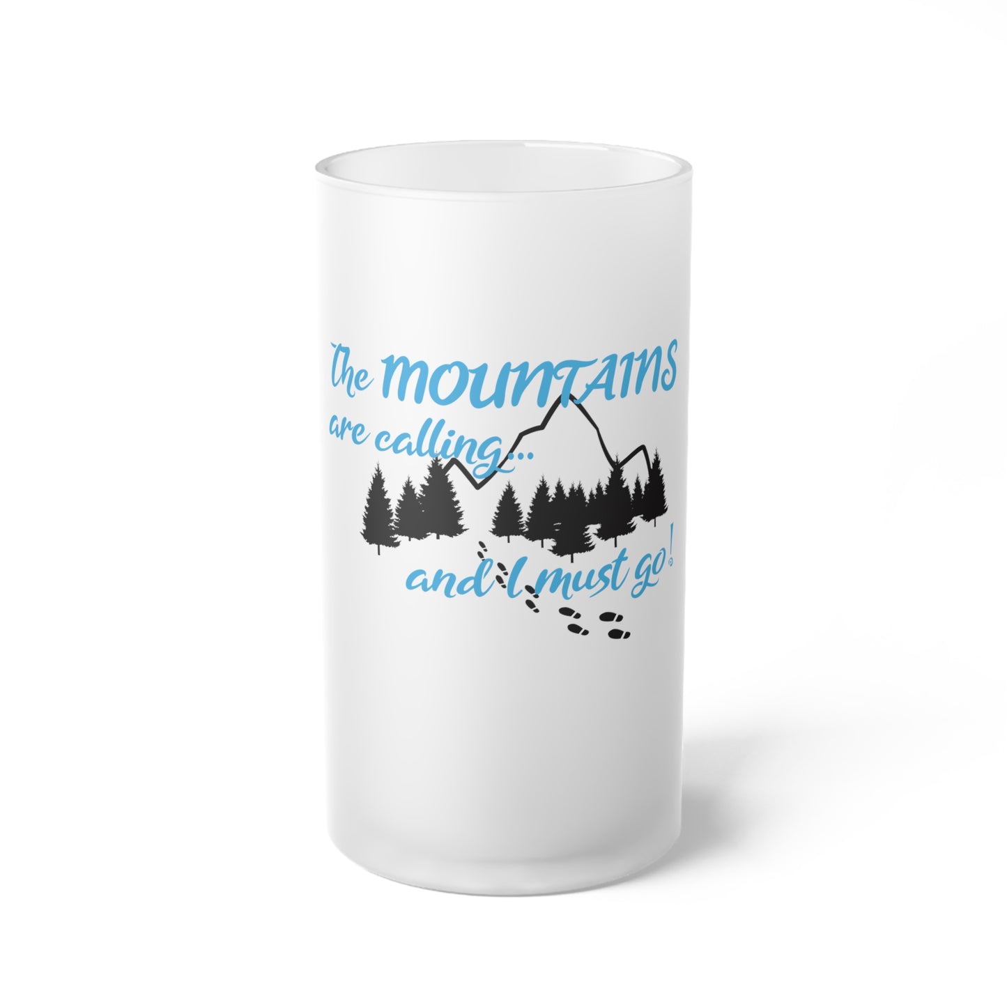 The mountains are calling  - Staklena krigla