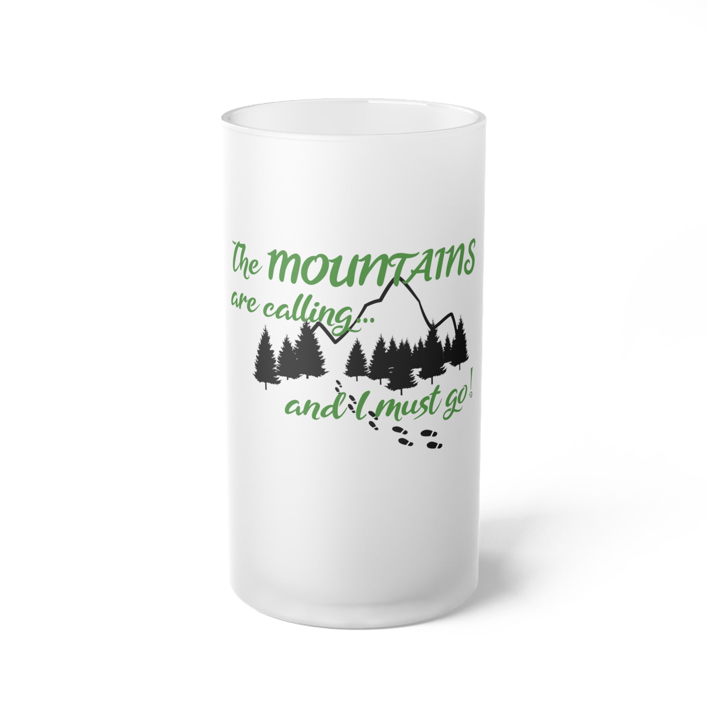 The mountains are calling  - Staklena krigla