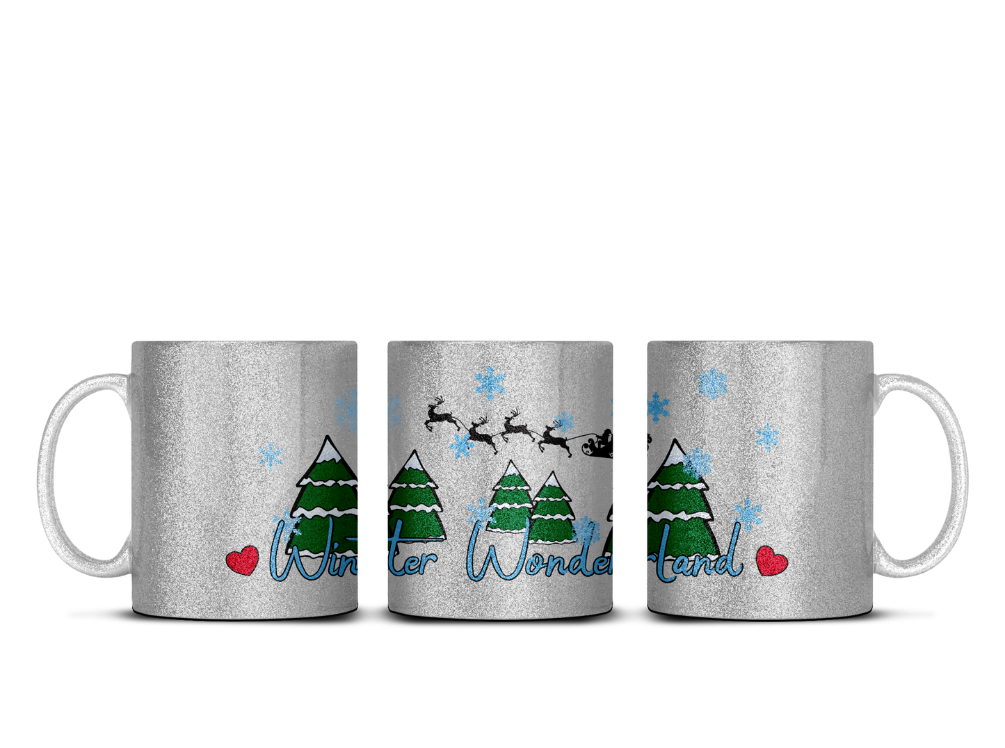 Winter Wonderland - Glitter šalica