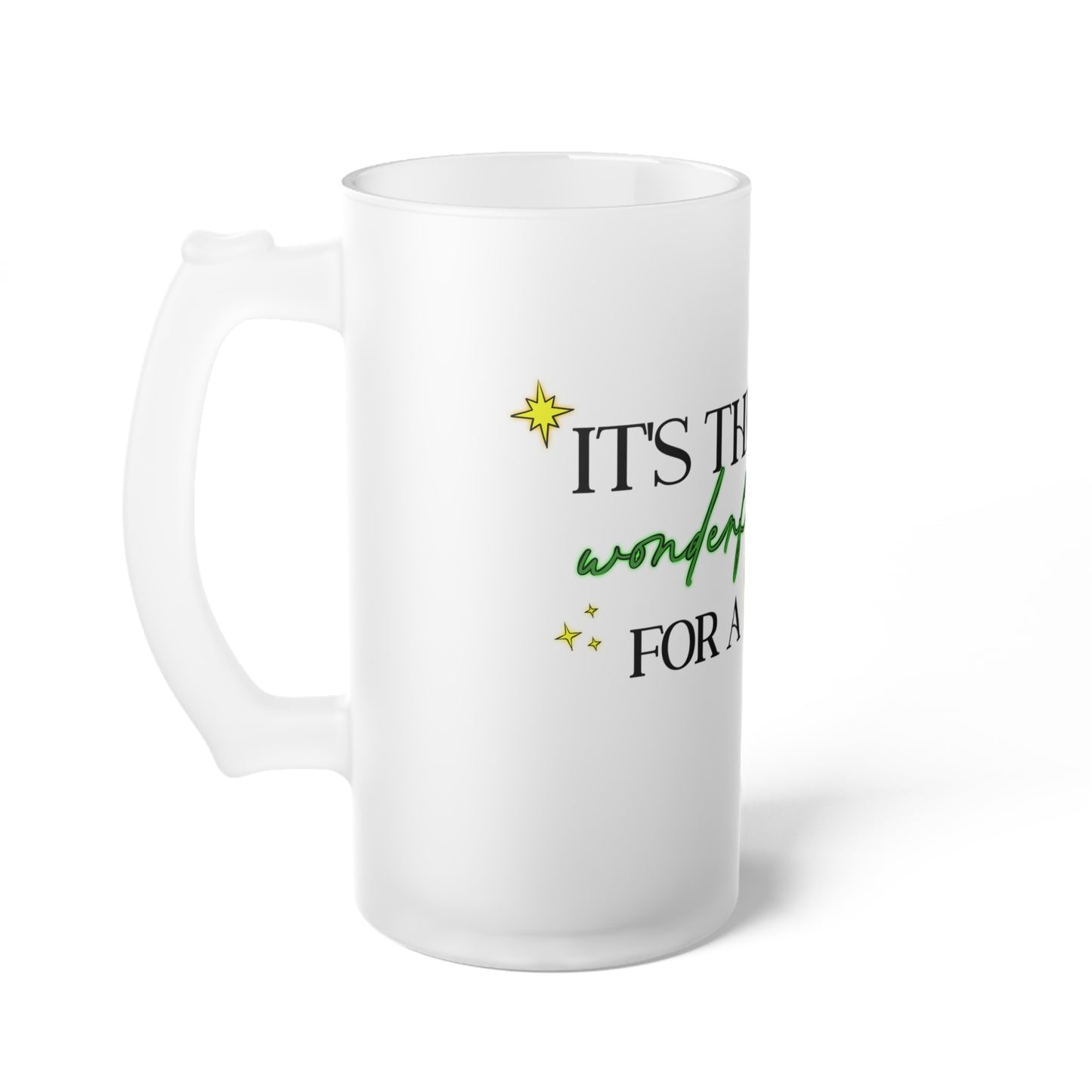 Wonderful time for a beer - Staklena krigla