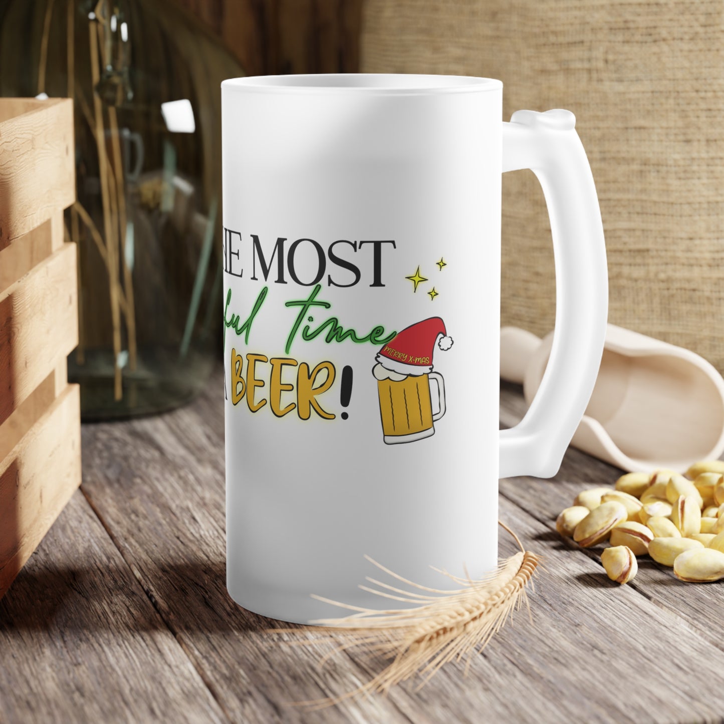 Wonderful time for a beer - Staklena krigla