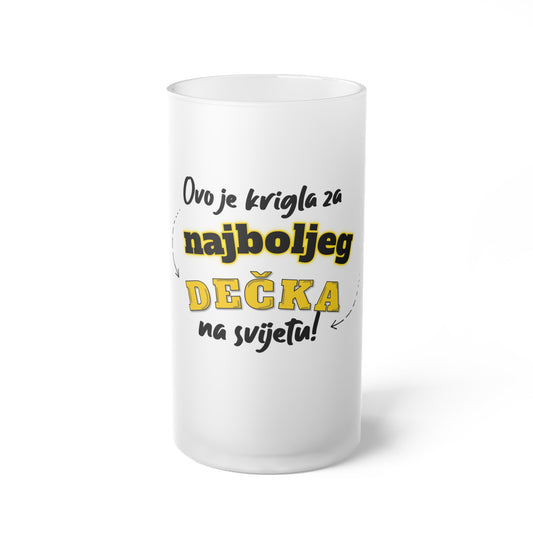 Krigla za najboljeg dečka/muža... - Staklena krigla